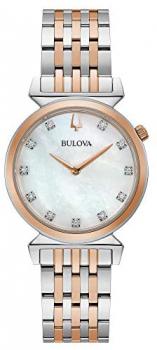 Ladies' Bulova Classic Regatta Diamond Two-Tone Watch 98P192