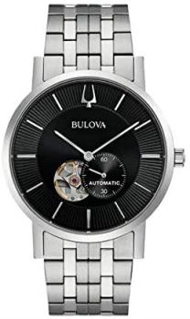 Men's Automatic Watch Black Bulova
