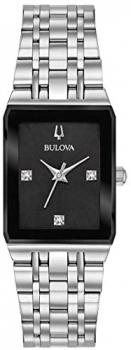 Bulova Women's Analog Quartz Watch with Stainless Steel Strap 96P202