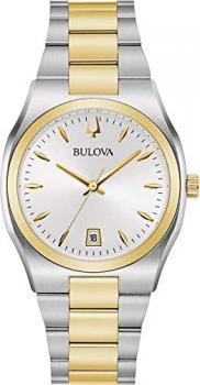 Bulova Women Analogue Quartz Watch with Stainless Steel Strap 98M132
