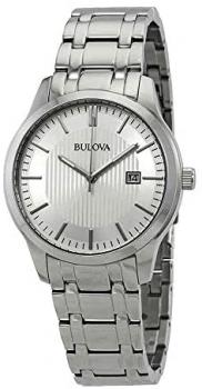 Bulova Men's 96B245 Silver Stainless-Steel Japanese Quartz Fashion Watch