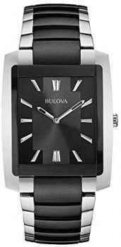 Bulova Men's Two Tone Rectangle Watch