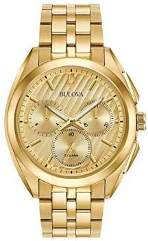 Bulova Men's Analogue Quartz Watch with Stainless Steel Strap 97A125