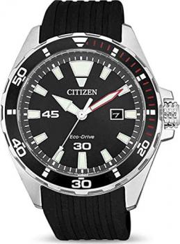 Citizen Men's Analogue Eco-Drive Watch with Rubber Strap BM7459-10E