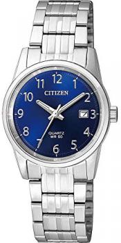 CITIZEN Womens Analogue Quartz Watch with Stainless Steel Strap EU6000-57L
