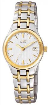 Citizen Womens Analogue Quartz Watch with Stainless Steel Strap EW1264-50A