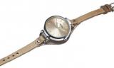 Fossil Women's Grey Dial Grey Leather