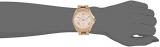 Fossil-AM4569 Women's Quartz Analogue Watch-Stainless Steel Strap Golden and Pink