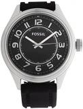 Fossil bq1045–Watch for Men, Black Silicone Strap