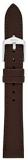 Fossil S161037 16mm Leather Calfskin Brown Watch Strap