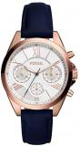 Fossil Mens Analogue Quartz Watch with Leather Strap BQ3121
