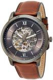 Fossil Men's Analog Automatic Watch with Leather Strap ME3161