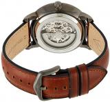 Fossil Men's Analog Automatic Watch with Leather Strap ME3161
