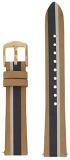 Fossil LB-ES4594 Replacement Leather Watch Strap 16 mm Beige/White/Grey