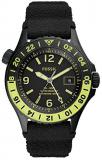 Fossil Limited Edition FB-GMT Dual-Time Watch with Black Silicone Strap for Men ...