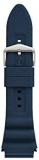 Fossil 24mm Navy Silicone Strap for Men S241087