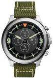Fossil HR Latitude - Hybrid Smartwatch with Green Olive Nylo Strap for Men FTW7019