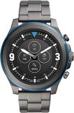 Fossil FTW7022 Men's Latitude Hybrid HR Smartwatch with Always-On Readout Display, Heart Rate, Activity Tracking, Smartphone Notifications, Message Previews
