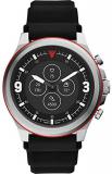 Fossil HR Latitude - Hybrid Smartwatch with Black Silicone Strap for Men FTW7020