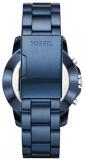 FOSSIL Hybrid Smartwatch - Q Grant Blue Stainless Steel – Men's Quartz Wrist Watch with Activity Tracker - Water resistant (Renewed)