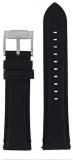 Fossil Watch strap 22 mm leather black watch strap ME-3053 / LB-ME3053