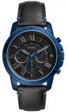 Fossil Men's Chronograph Quartz Watch with Leather Strap FS5342