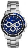 Fossil Mens Chronograph Quartz Watch with Stainless Steel Strap CH2927