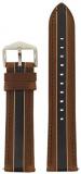 Fossil LB-FS5550 Replacement Leather Watch Strap 22 mm Brown/Blue/Beige
