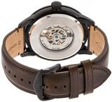 Fossil Mens Skeleton Automatic Watch with Leather Strap ME3155