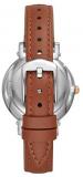 Fossil Daisy Three-Hand with Tan Leather Strap ES4795