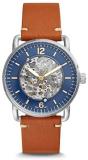 Fossil Mens Analogue Automatic Watch with Leather Strap ME3159