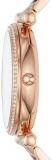 Fossil Carlie Three-Hand Rose Goldtone Stainless Steel Watch