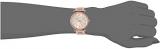 Fossil Carlie Three-Hand Rose Goldtone Stainless Steel Watch