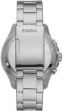 Fossil FB-03 Men's Chronograph Stainless Steel Watch with Blue Dial FS5724