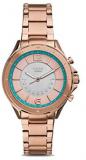 Fossil Sadie - Hybrid Smartwatch Pink Dial with Rose Gold Tone Stainless Steel Strap for Women's-FTW5080