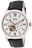 Fossil Men's Analog Automatic Watch with Leather Strap ME3105