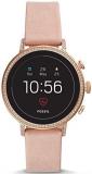 Fossil Womens Smartwatch with Leather Strap FTW6015