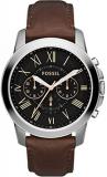 Fossil Mens Analogue Quartz Watch with Leather Strap FS4813IE