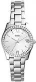 Fossil Women's Analogue Quartz Watch with Stainless Steel Strap ES4317