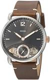 Fossil The Commuter Twist Leather Watch