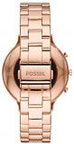 Fossil Hybrid Smartwatch HR Charter with Rose Gold Stainless Steel Strap for Women FTW7012