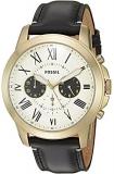 Fossil Men's Chronograph Quartz Watch with Leather Strap FS5272