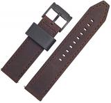Fossil watch strap, 22mm, brown leather watch strap set FS-4656.