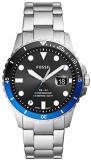 Fossil FB-01 Three-Hand with Date and silvert Tone Stainless Steel for Men FS567...