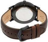 Fossil Men's Analog Quartz Watch with Leather Strap FS5557SET