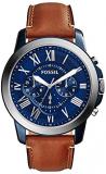 Fossil Men's Chronograph Quartz Watch with Leather Strap FS5151
