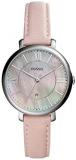Fossil Women's Jacqueline Blush Leather Watch