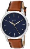Fossil Men's Analog Quartz Watch with Leather Strap FS5304