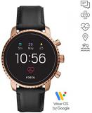 Fossil Men's Touchscreen Connected Smartwatch with Leather Strap FTW4017