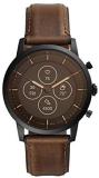 Fossil Men's Hybrid Smartwatch HR with Always-On Readout Display, Heart Rate, Activity Tracking, Smartphone Notifications, Message Previews